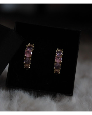 Kolczyki " Violet Aurora"
