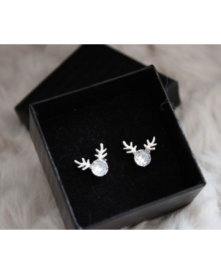Kolczyki "Crystal Reindeer"