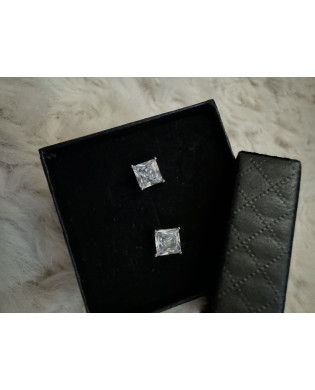 Kolczyki “Pure Square Glow”