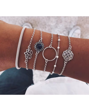 Zestaw " Silver Lotus"